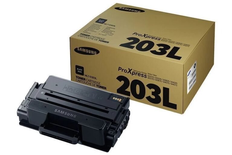 Samsung MLT-D203L genuine OEM high yield black toner cartridge box